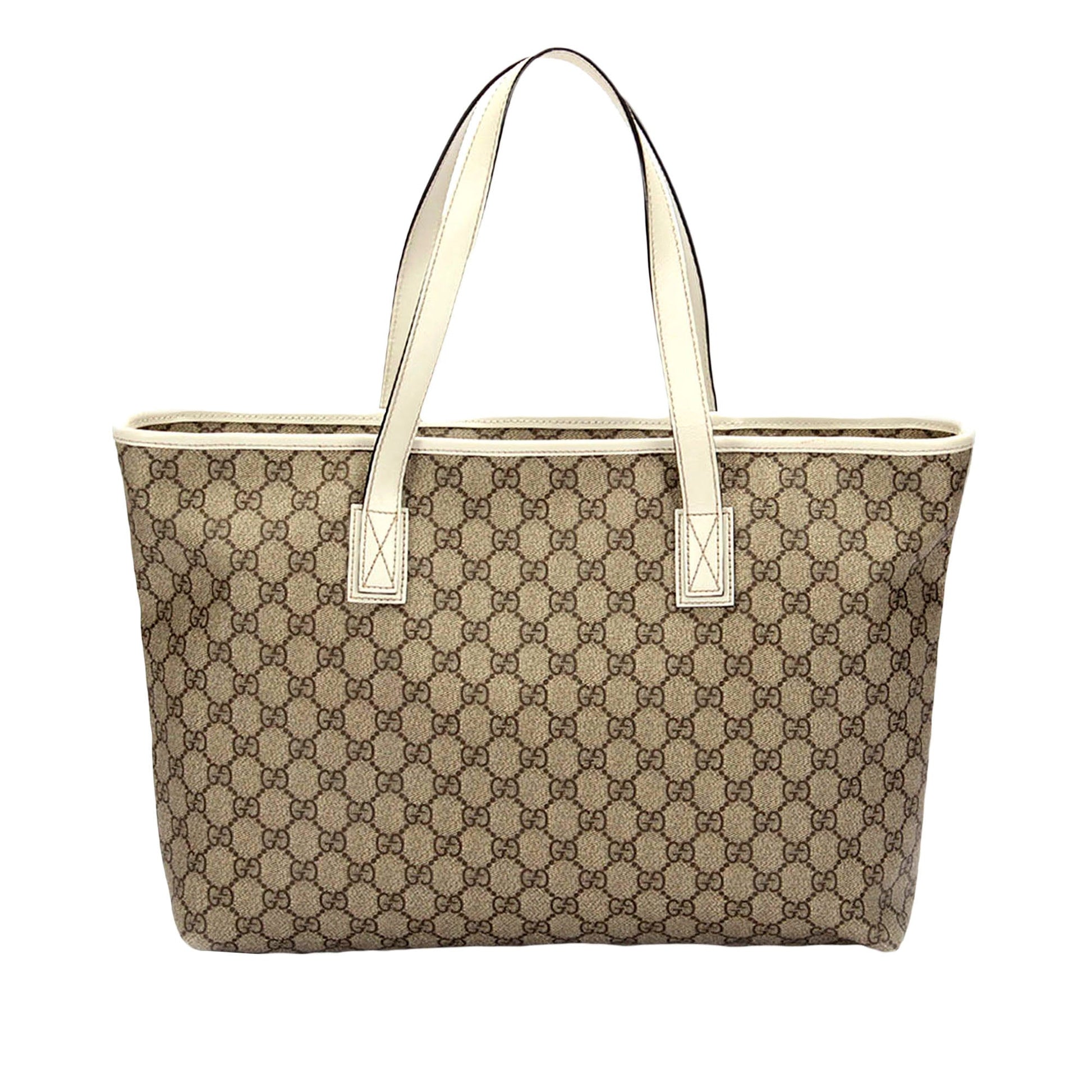 Gucci Leather Canvas Tote