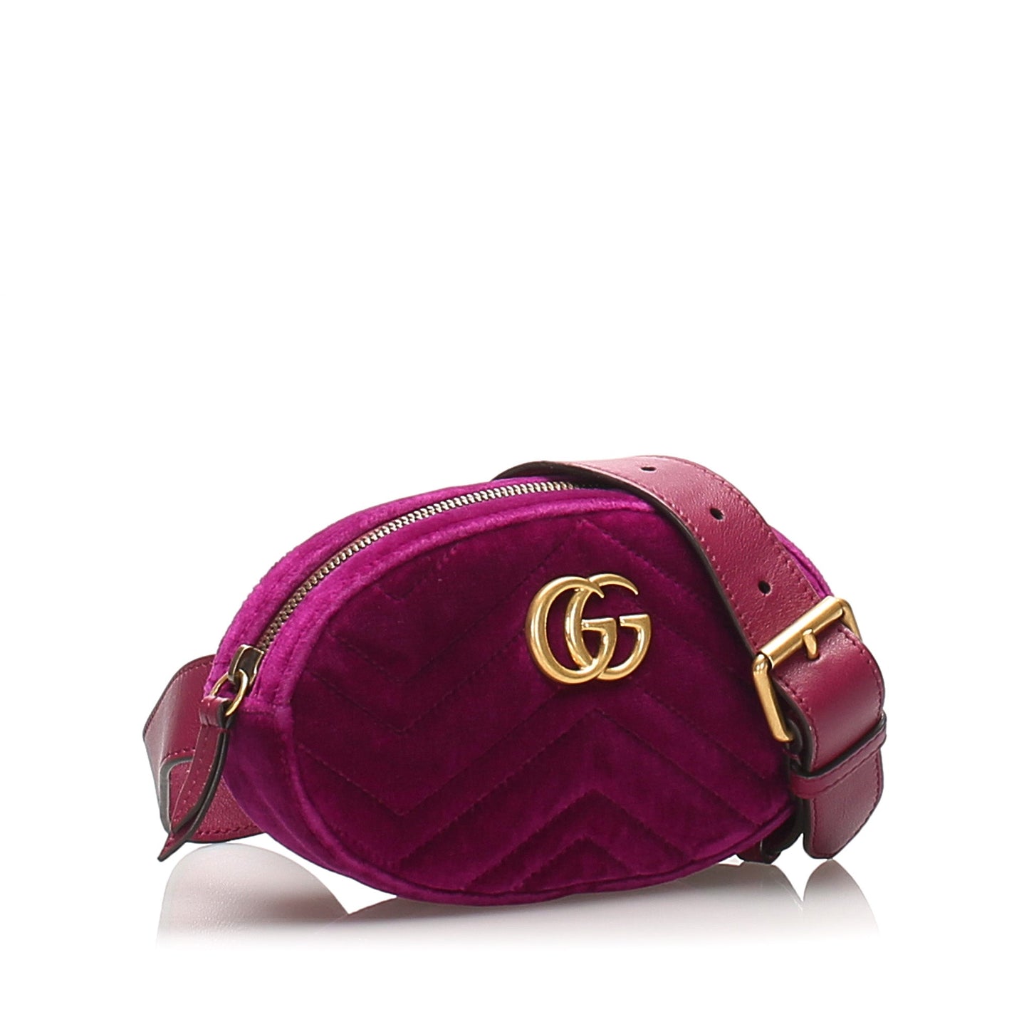 Gucci Leather Canvas Shoulder Bag