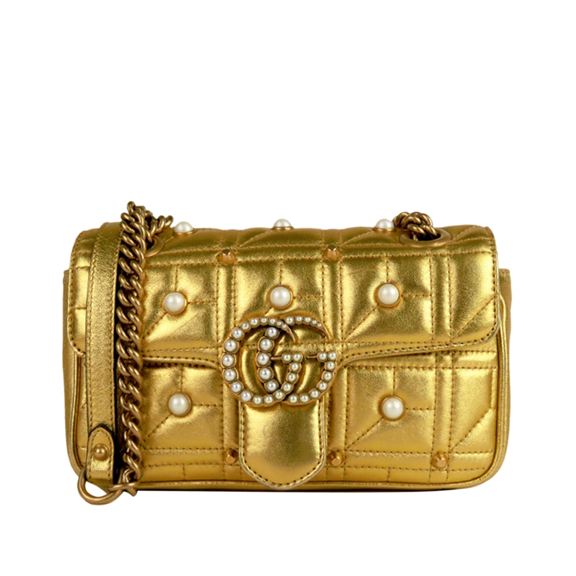 Gucci Quilted Chain Crossbody