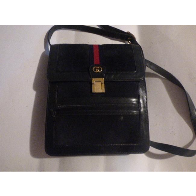 Gucci Envelope Lou Leather Top Handle Shoulder Bag