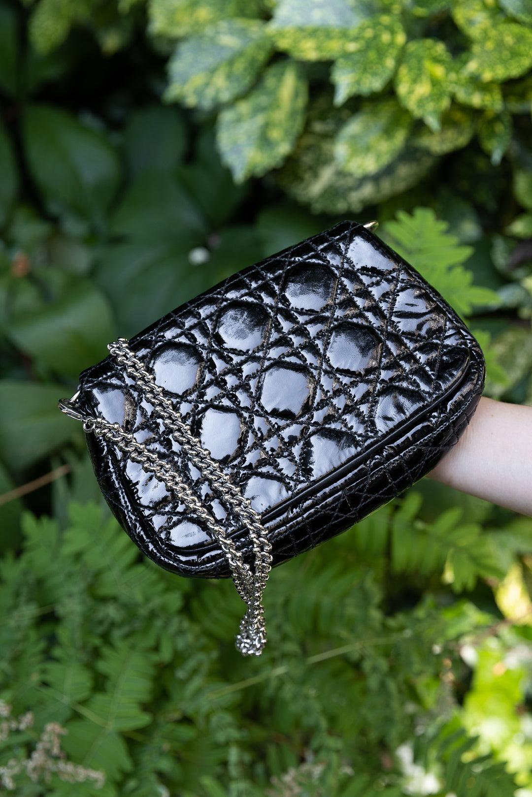 Dior Chain Leather Clutch