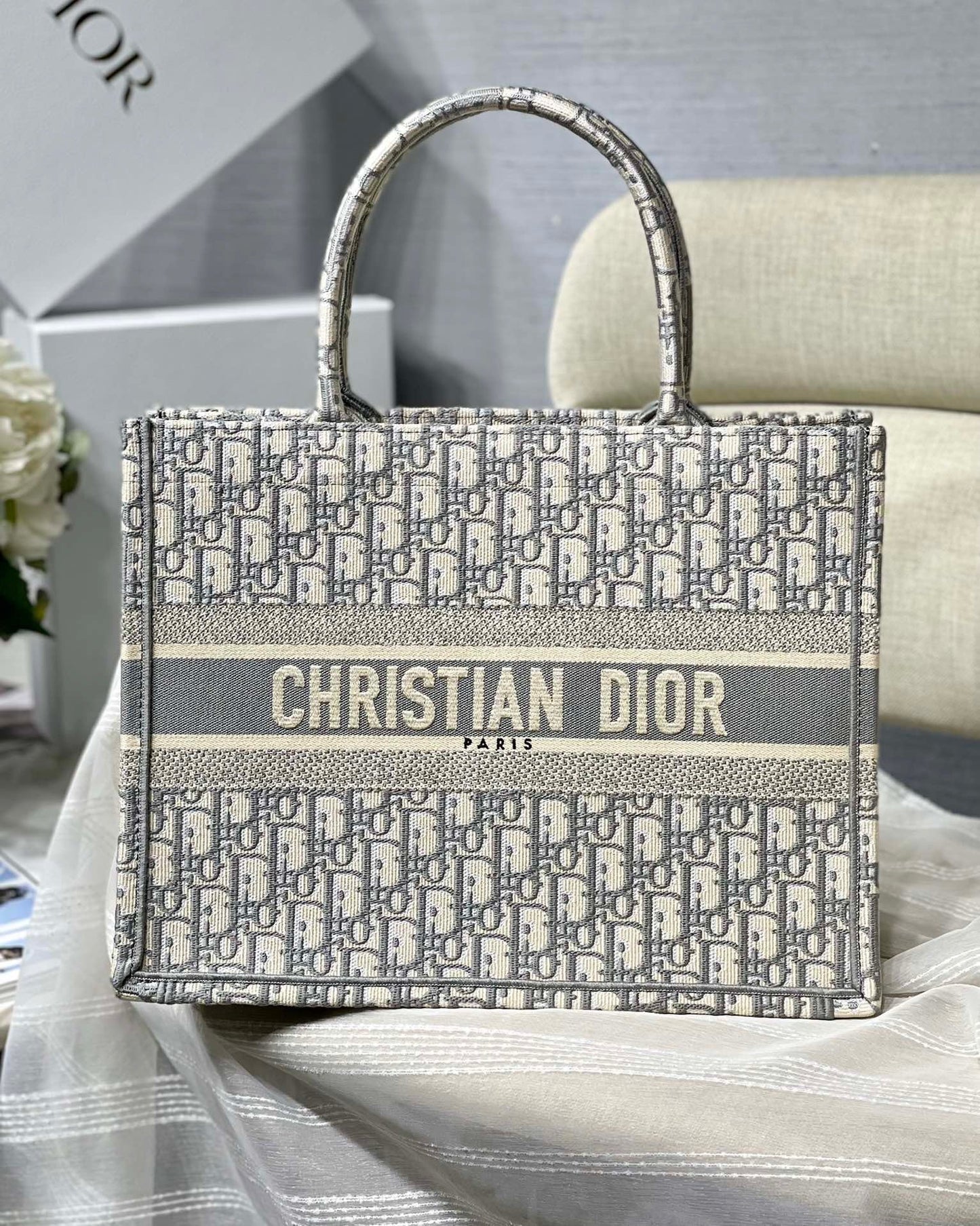 Dior Book Tote Leather Tote