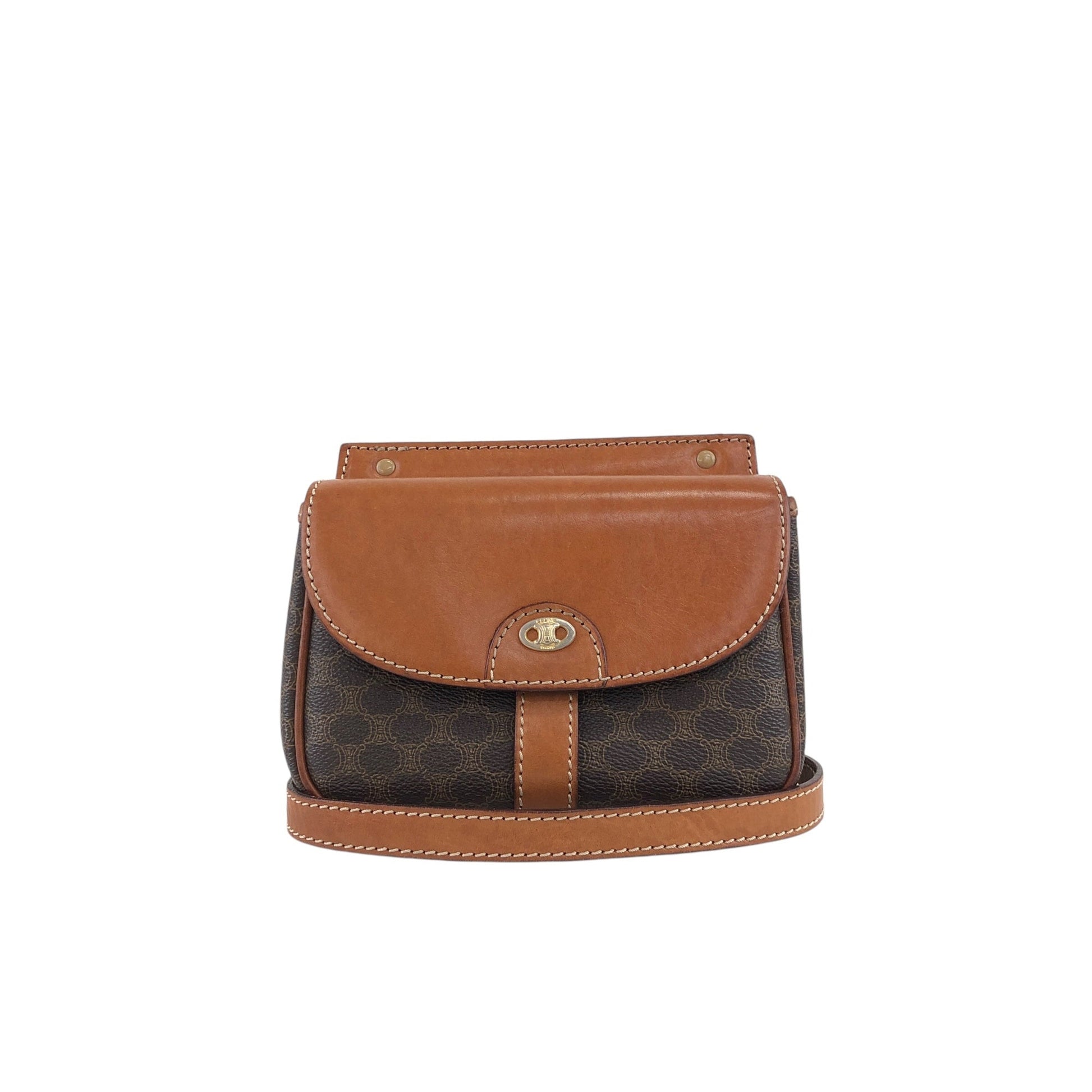 CELINE Shoulder bag Brown nwujcb