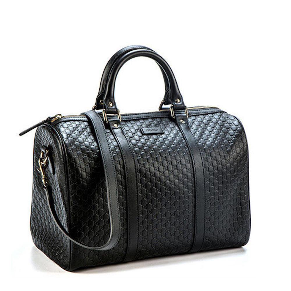 Gucci Monogram Leather Shoulder Bag