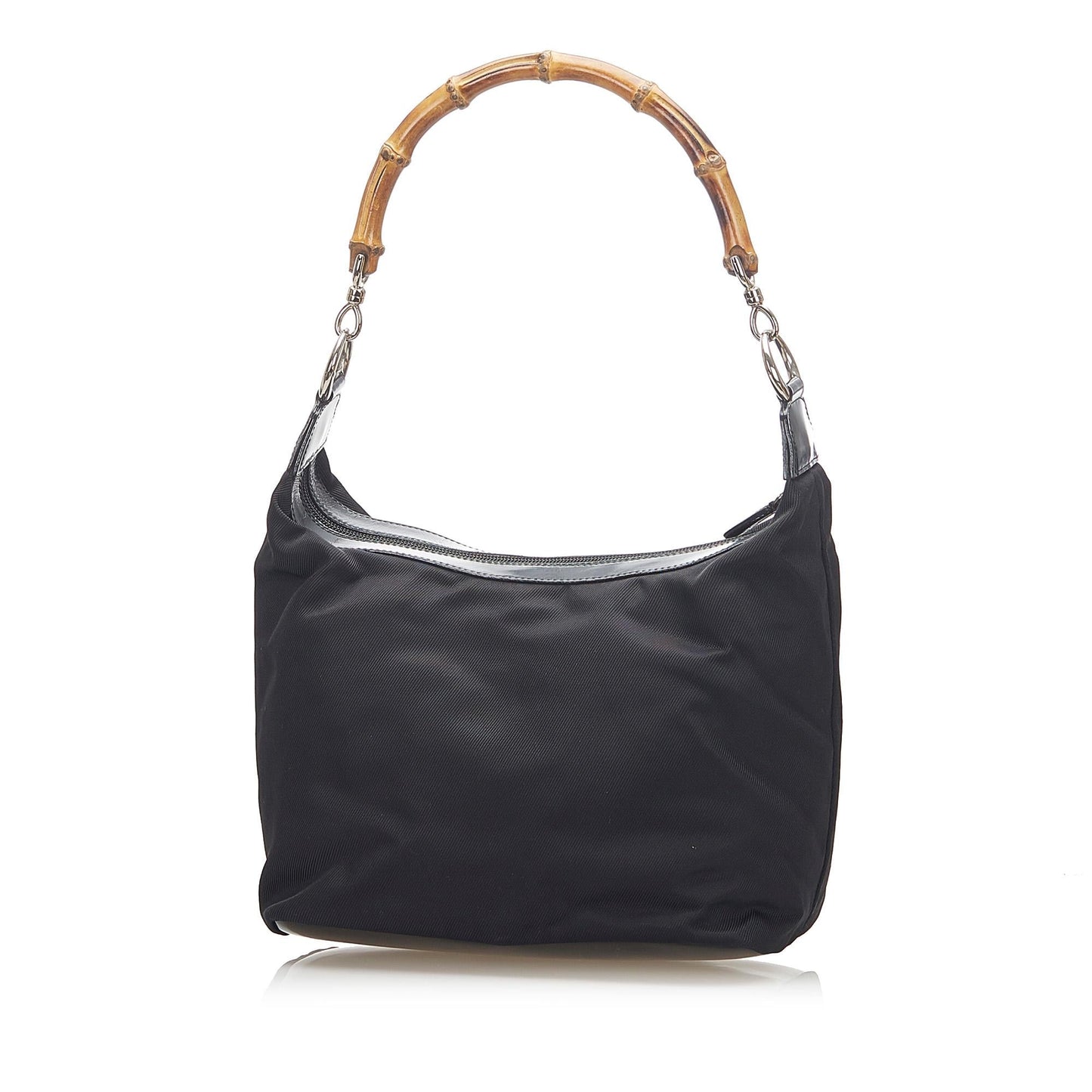 Gucci Bamboo Canvas Shoulder Bag Style 1