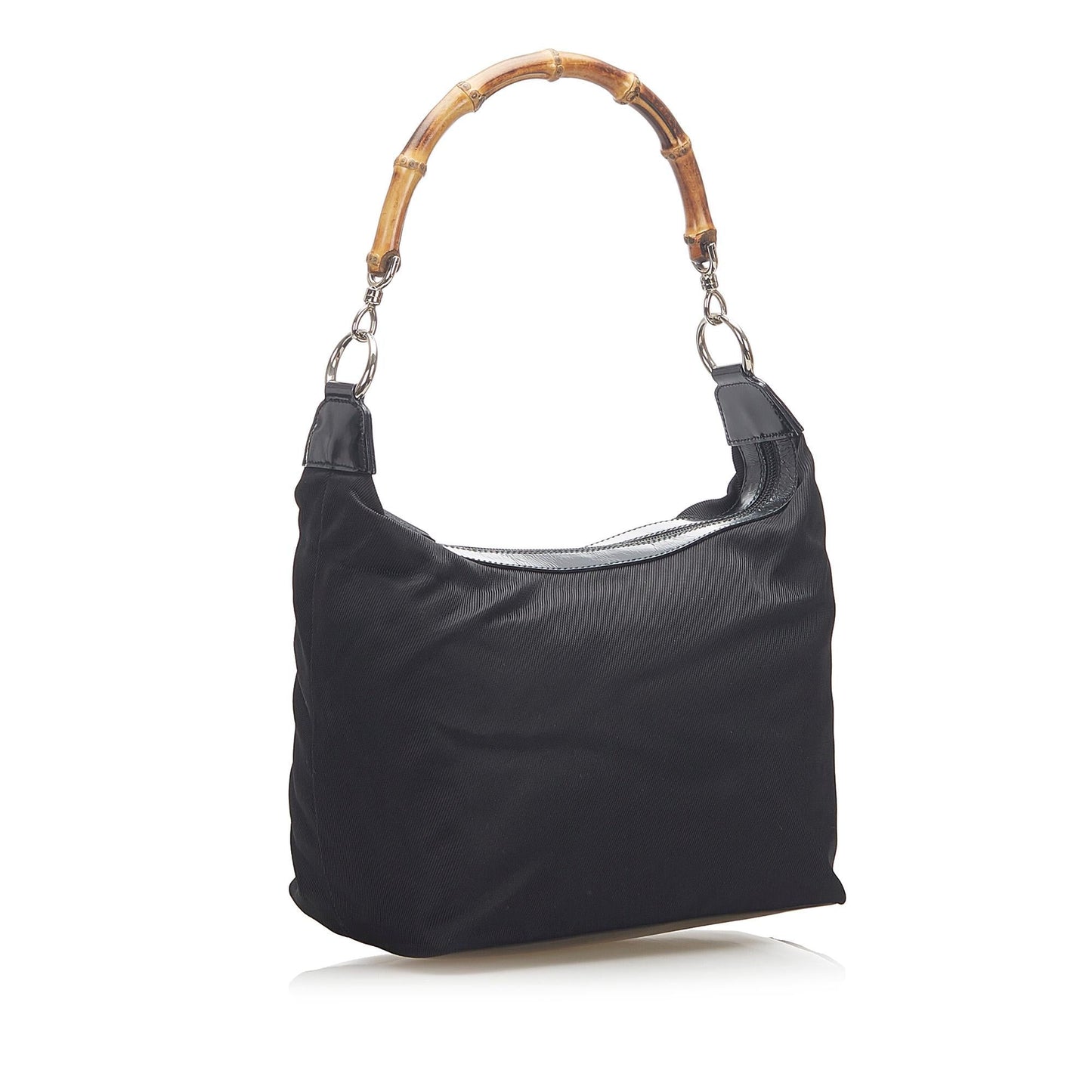 Gucci Bamboo Canvas Shoulder Bag Style 1