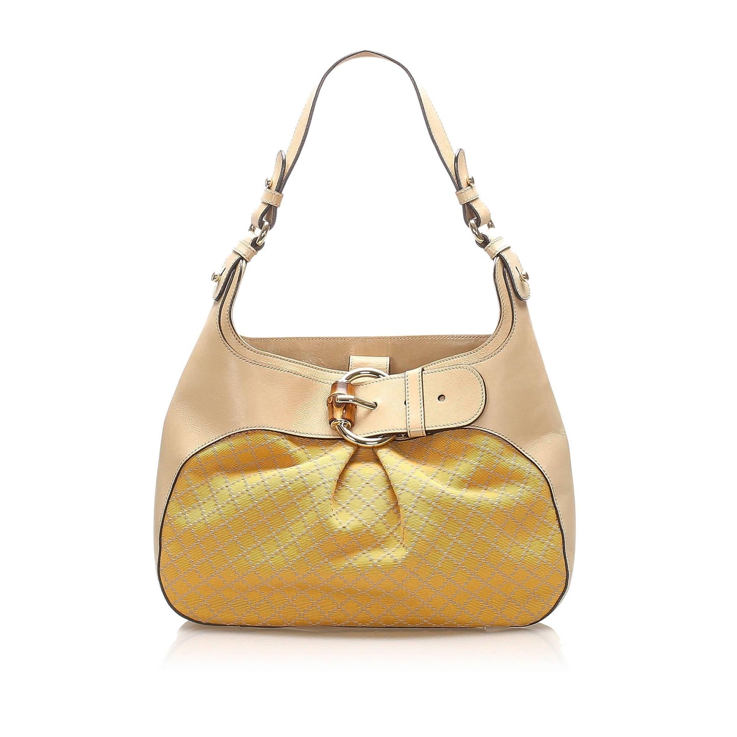 Gucci Bamboo Canvas Shoulder Bag Style 2