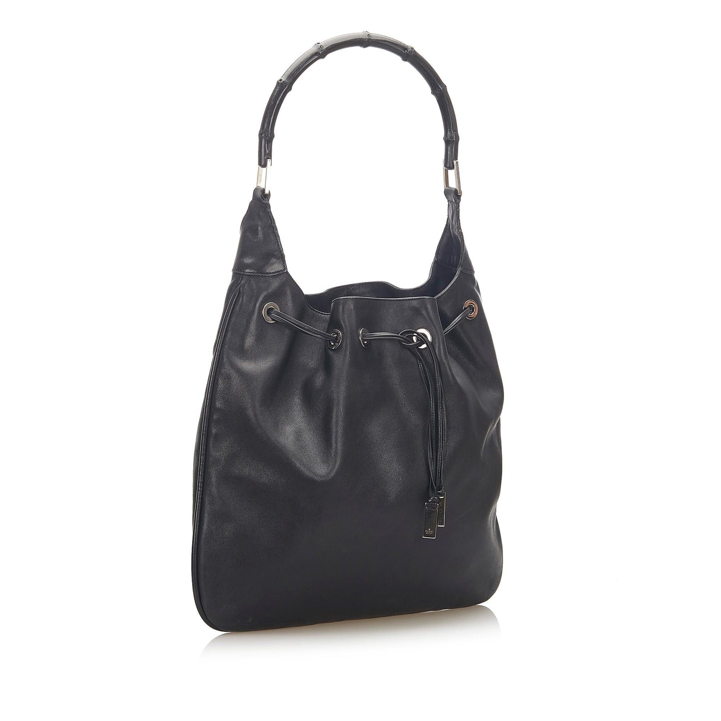 Gucci Bamboo Leather Shoulder Bag Style 14