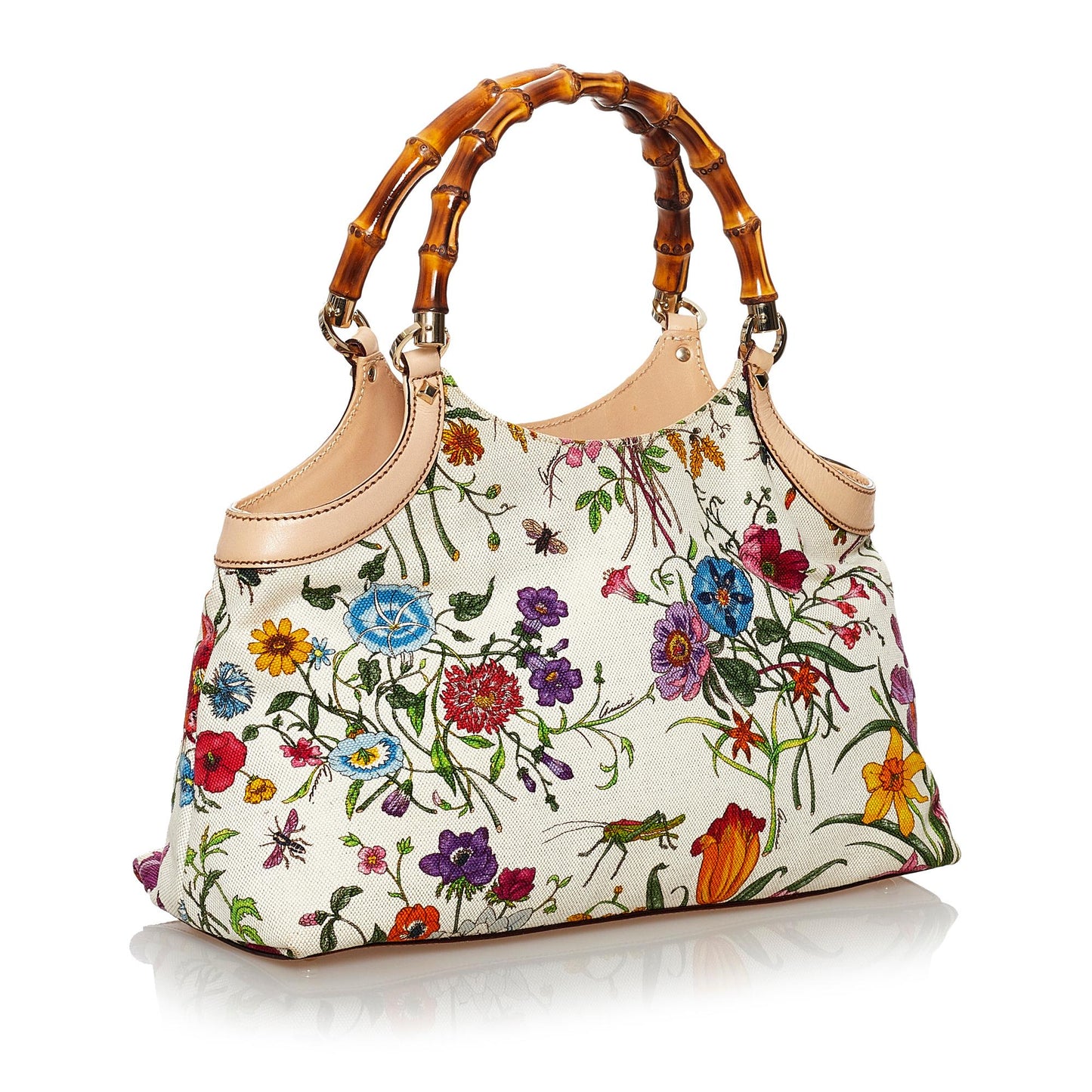 Gucci Bamboo Canvas Handbag Style 2