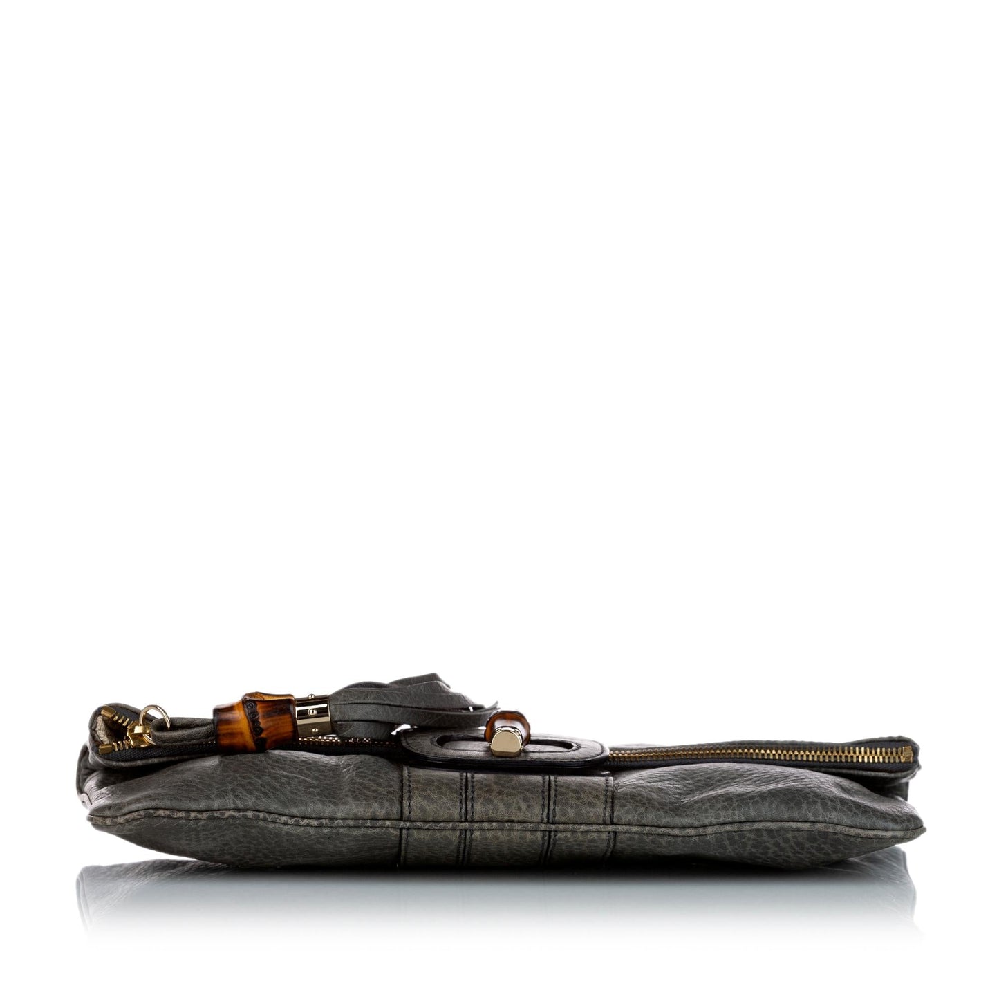 Gucci Bamboo Leather Clutch