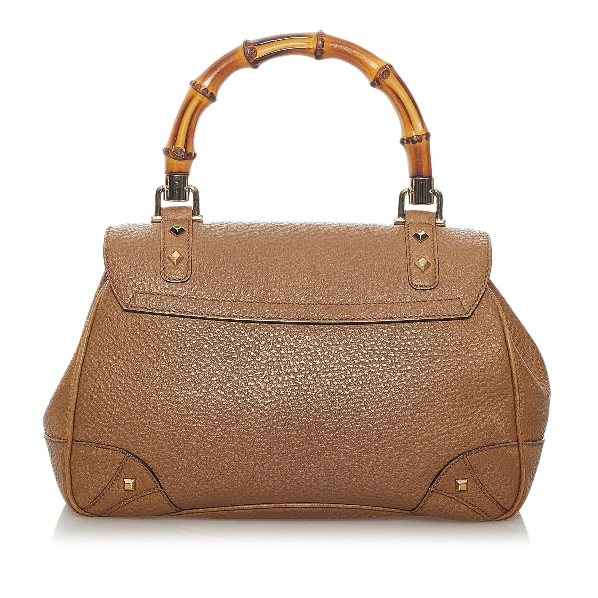 Gucci Bamboo Leather Handbag Style 3