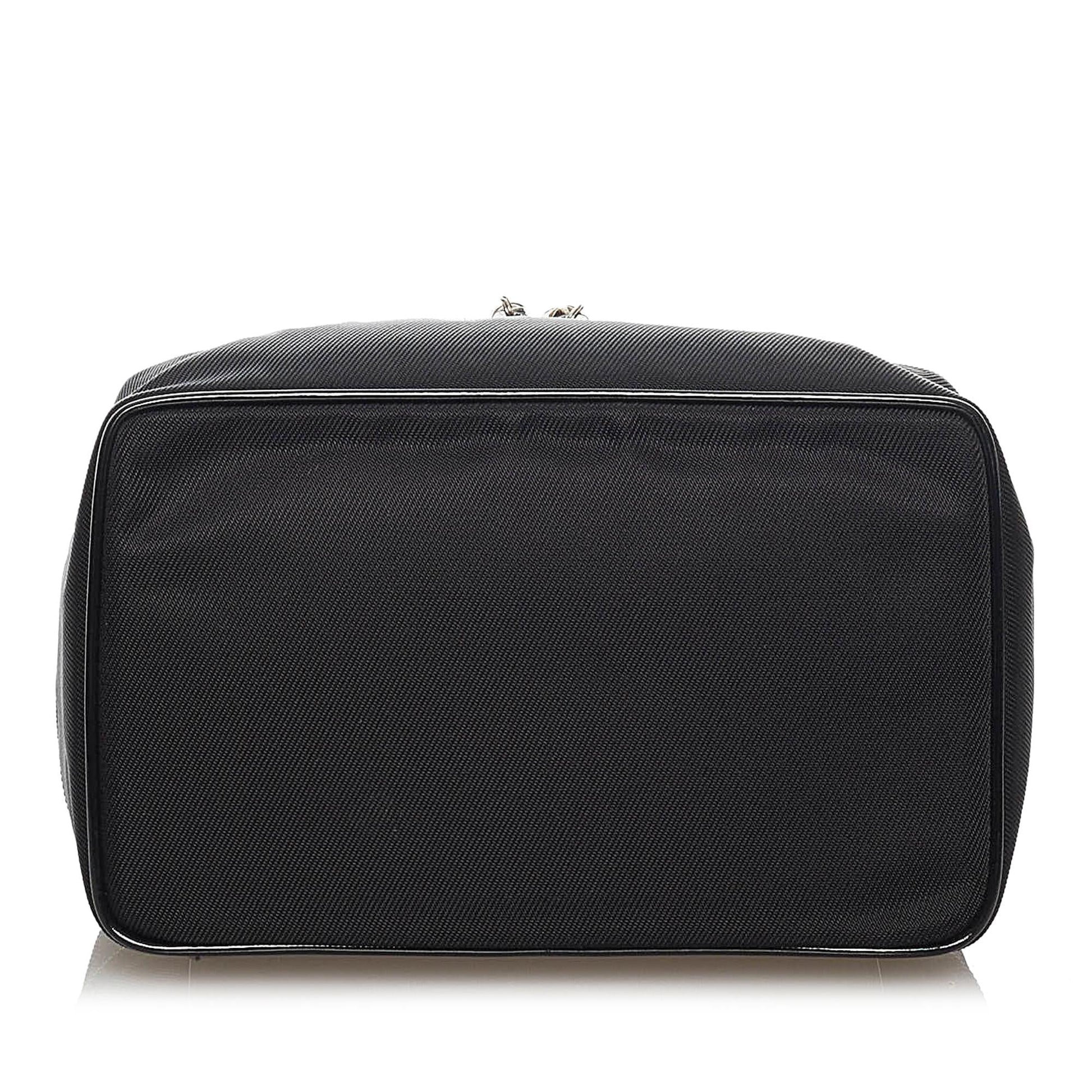 Gucci Bamboo Leather Nylon Handbag Style 2