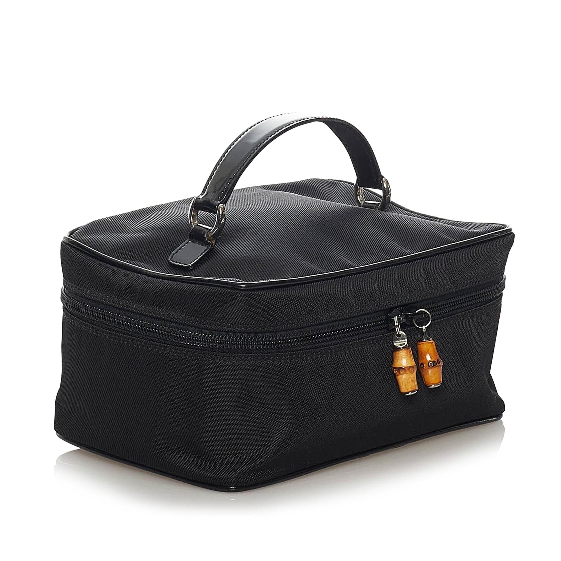 Gucci Nylon Leather Handbag