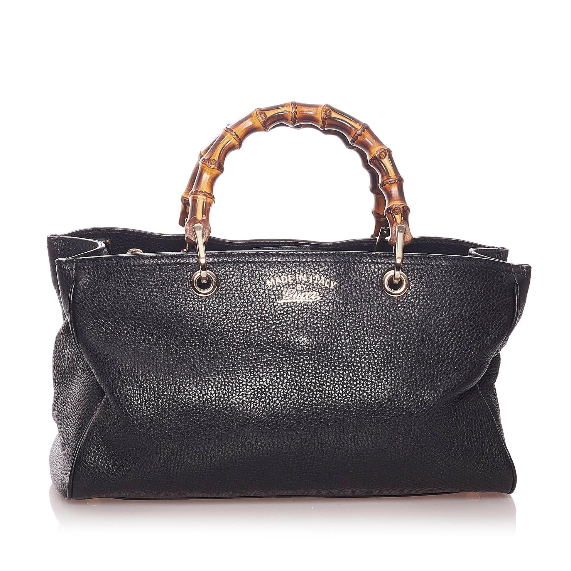 Gucci Bamboo Leather Tote Style 17