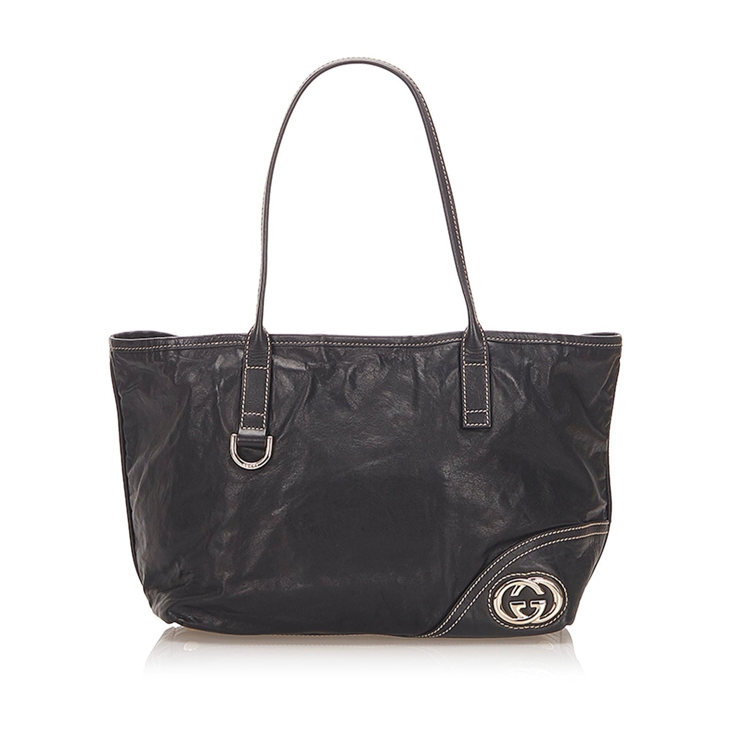 Gucci Monogram Leather Tote