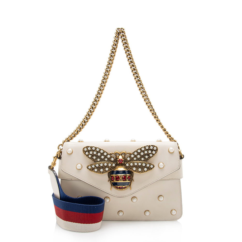 Gucci Leather Calfskin Shoulder Bag