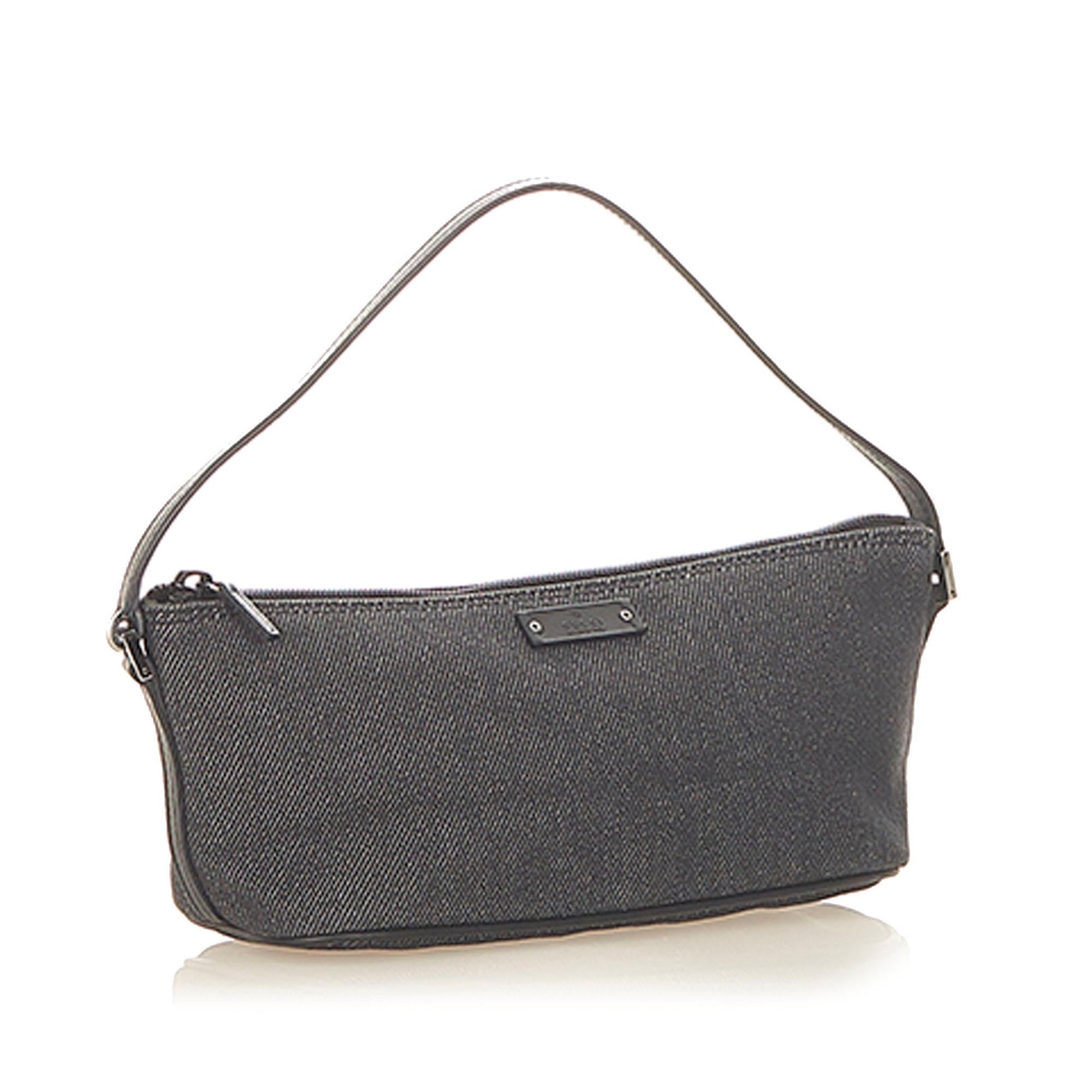 Gucci Pochette Canvas Handbag