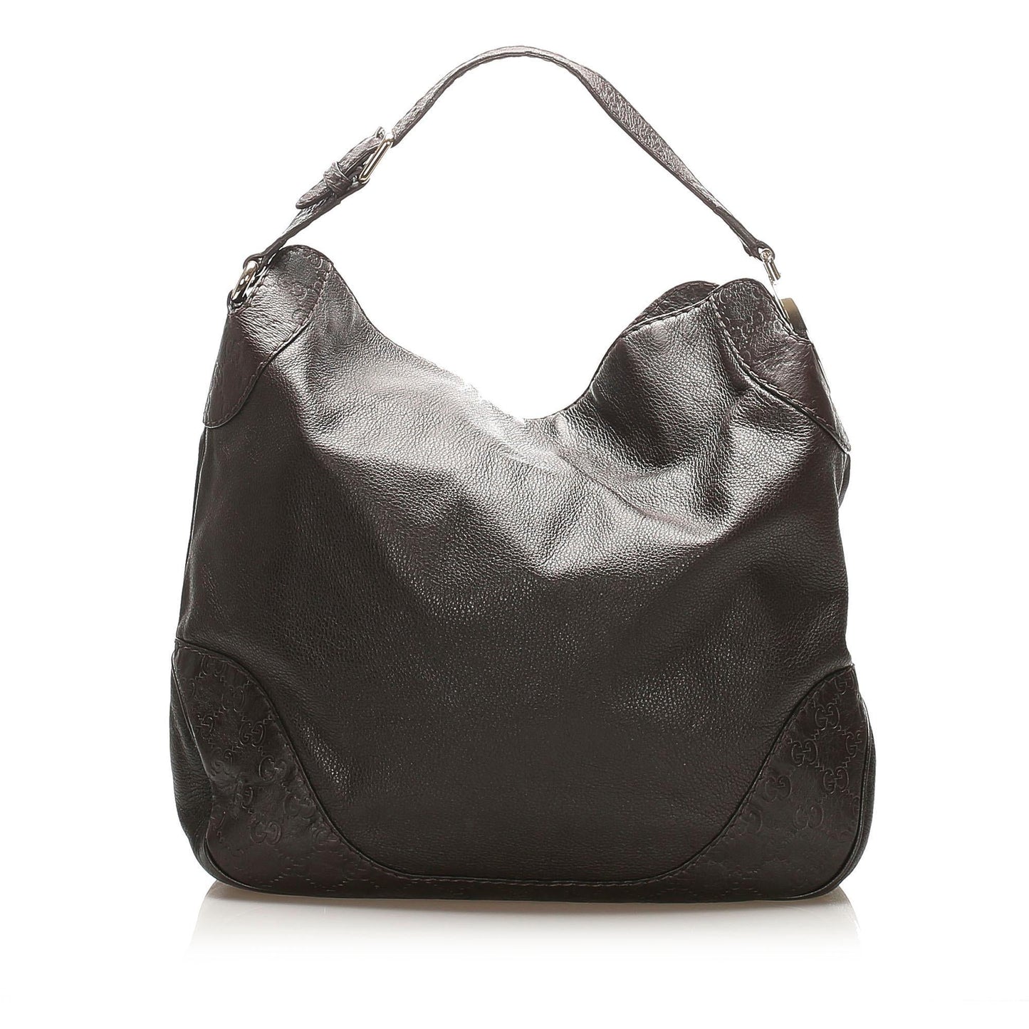 Gucci Leather Monogram Tote Style 15