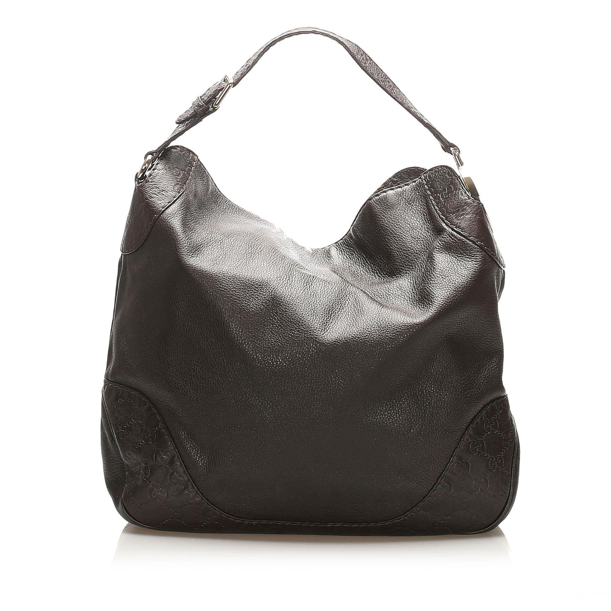 Gucci Monogram Leather Tote