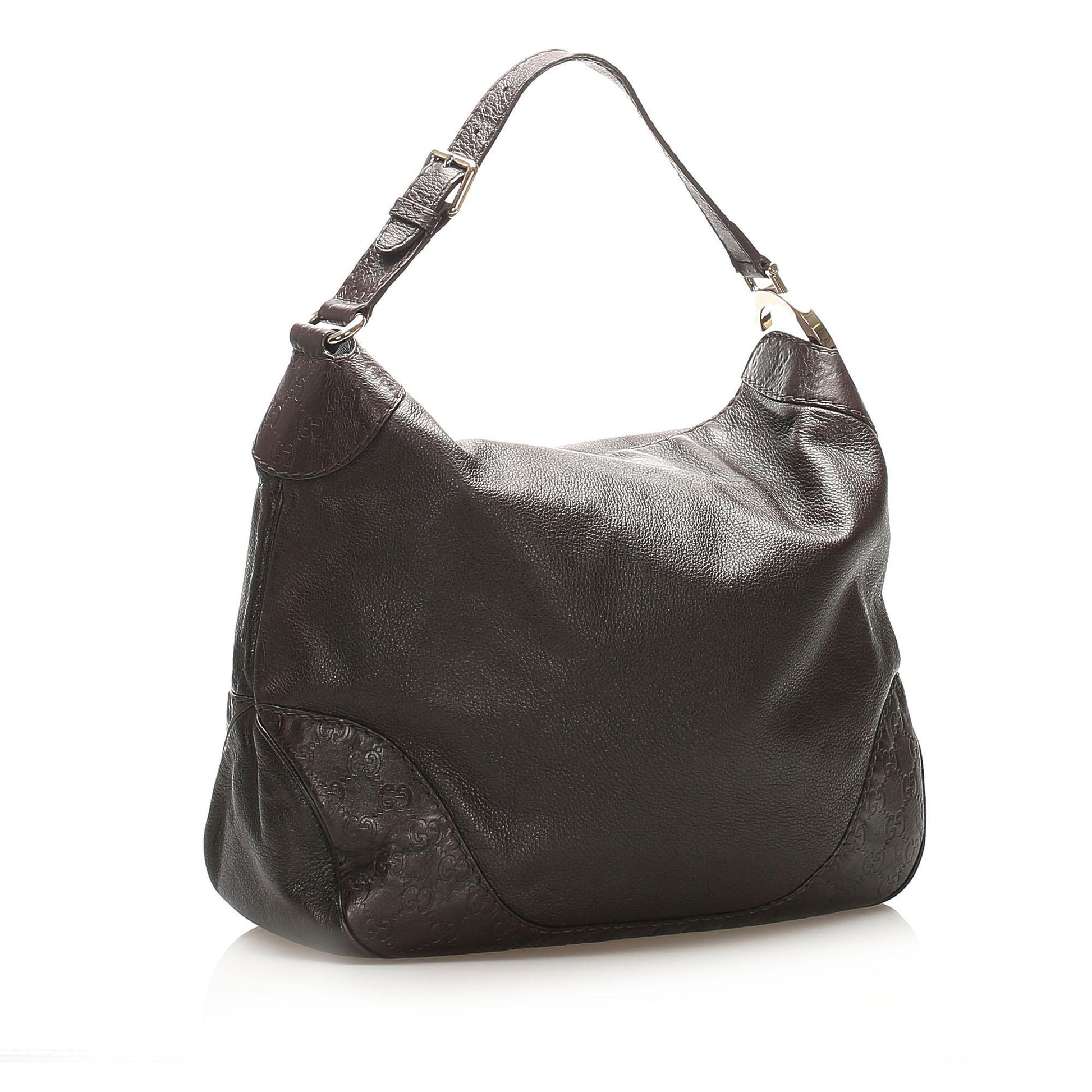 Gucci Leather Monogram Tote Style 15