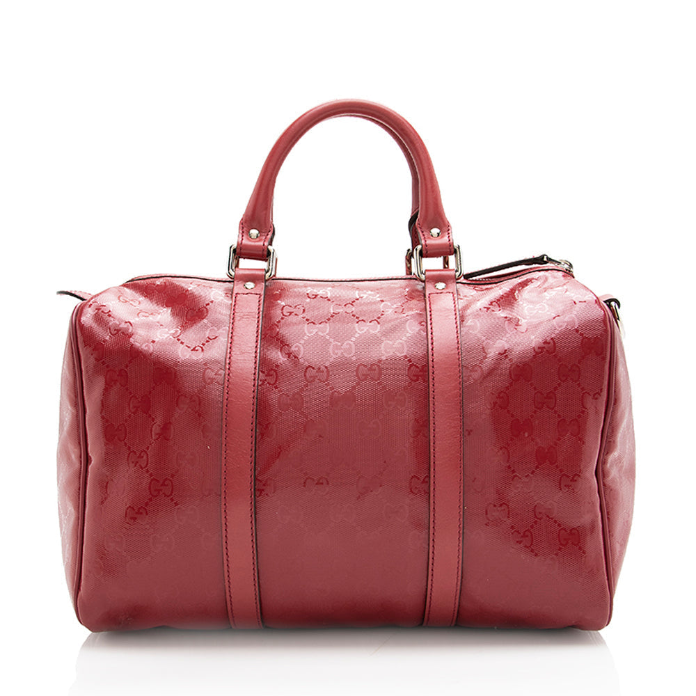 Gucci Leather Canvas Handbag