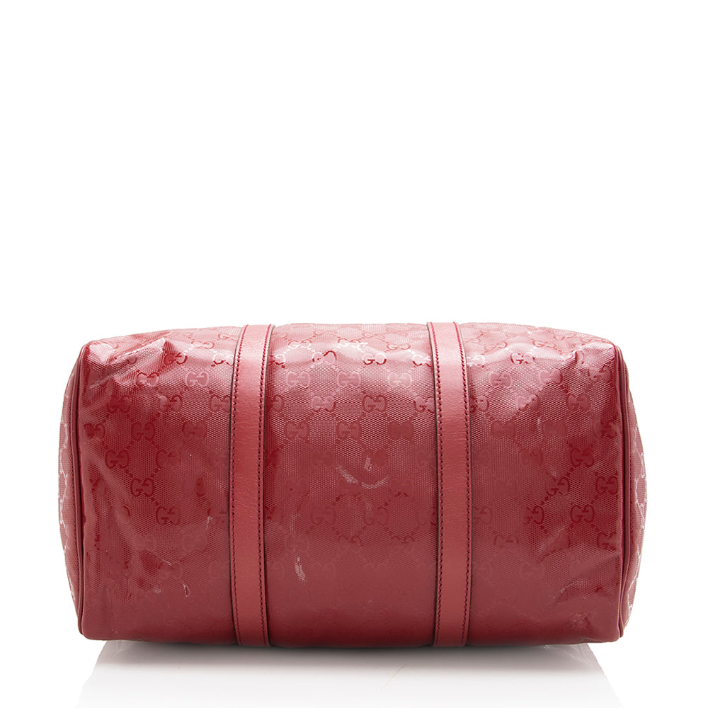 Gucci Leather Canvas Handbag