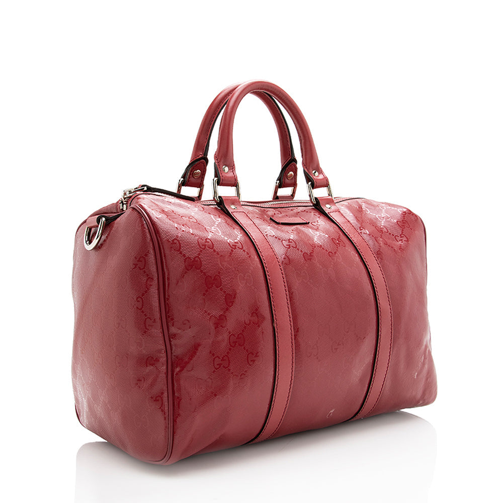 Gucci Leather Canvas Handbag