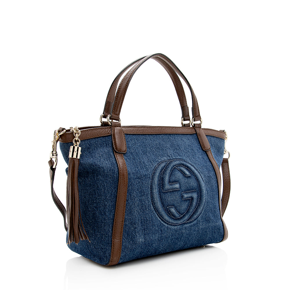 Gucci Leather Top Handle Tote