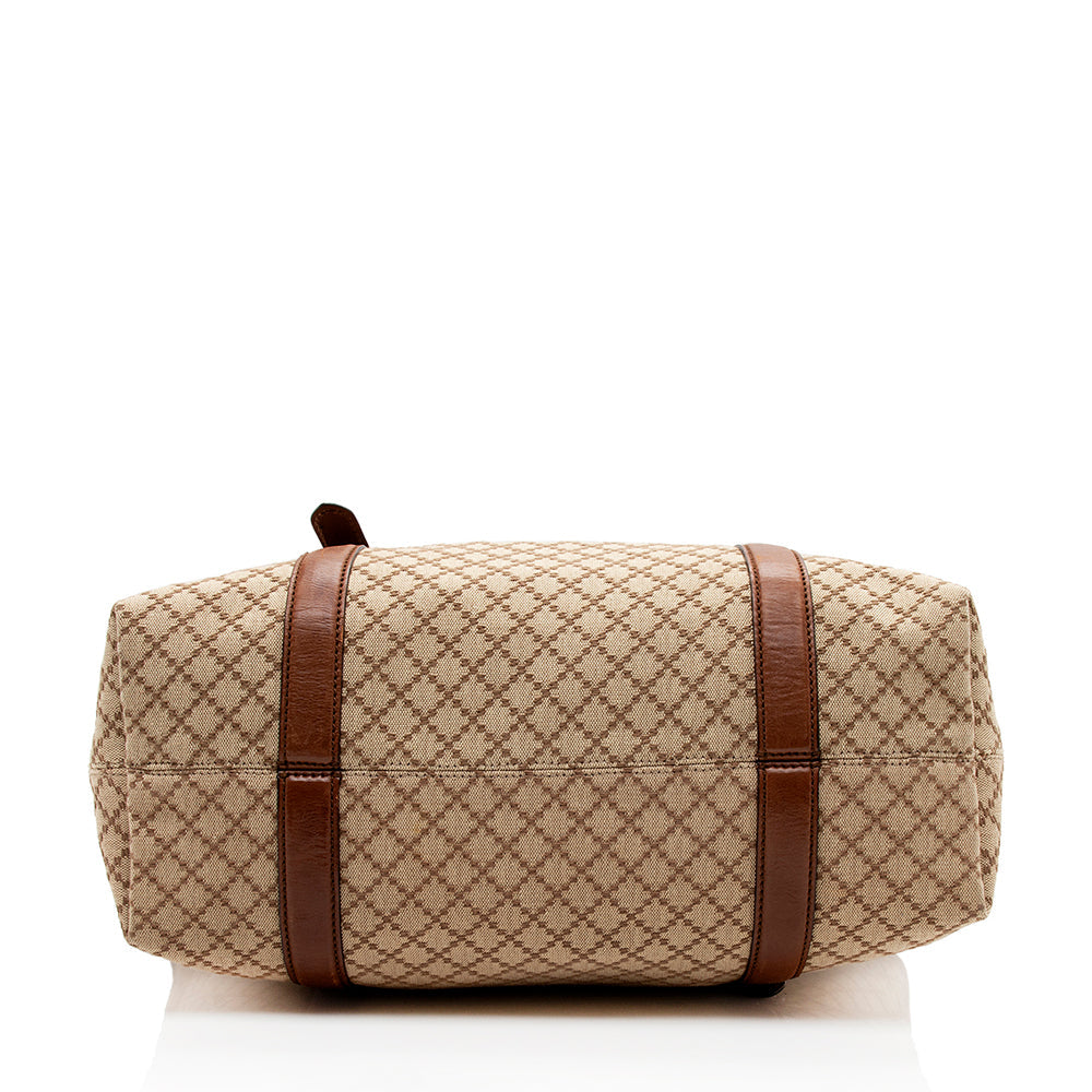 Gucci Leather Canvas Tote Style 60