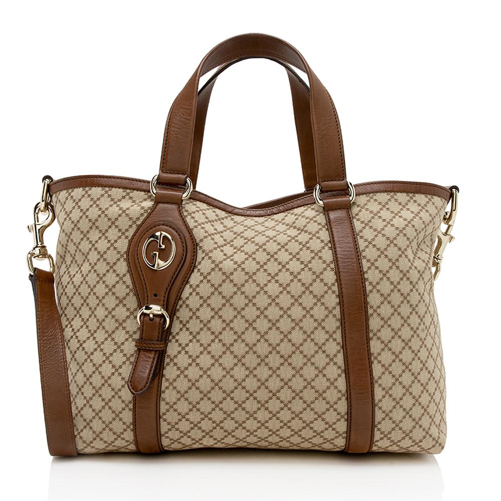 Gucci Monogram Canvas Tote