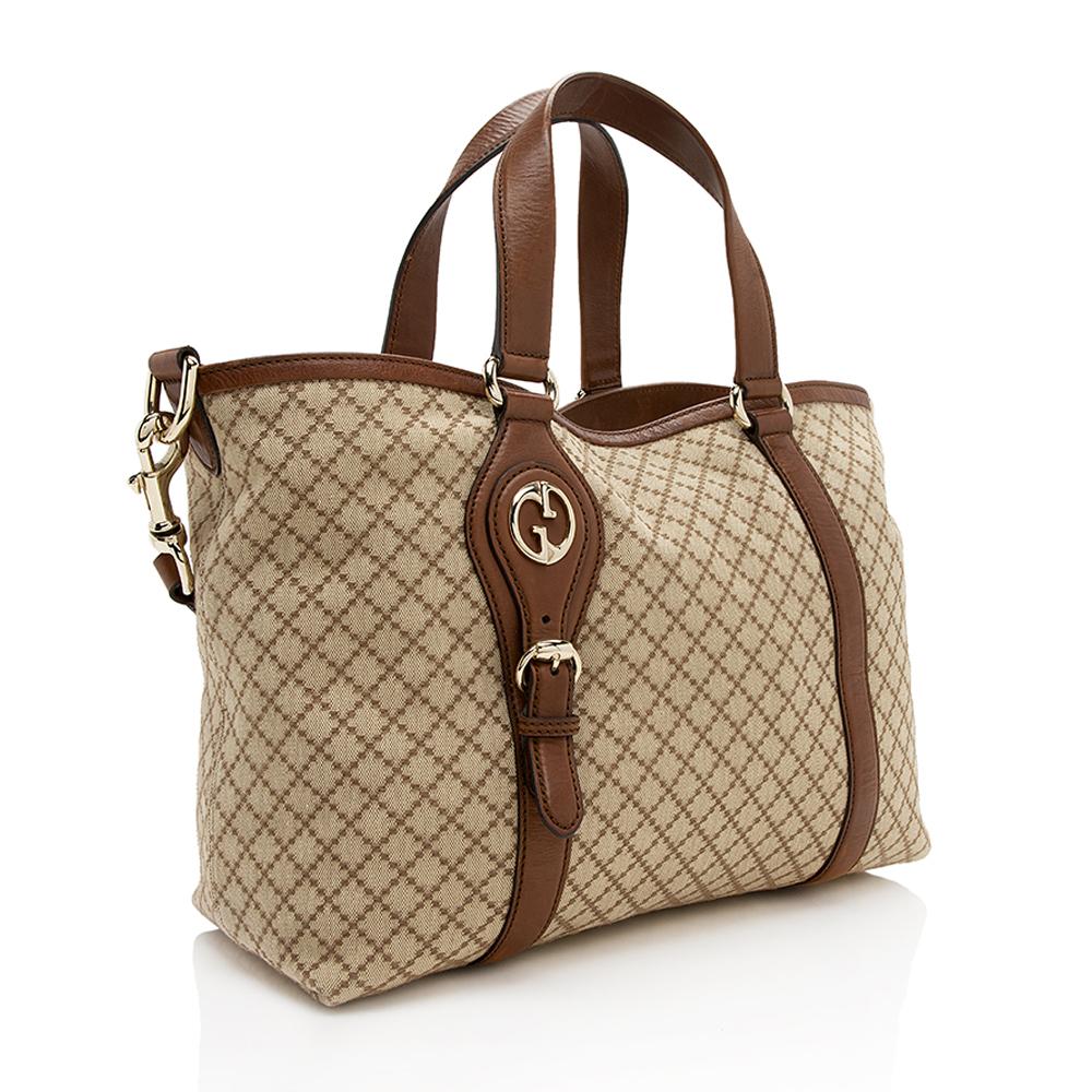Gucci Monogram Canvas Tote