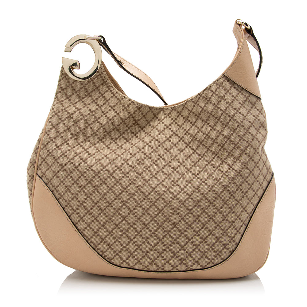 Gucci Leather Canvas Shoulder Bag Style 51