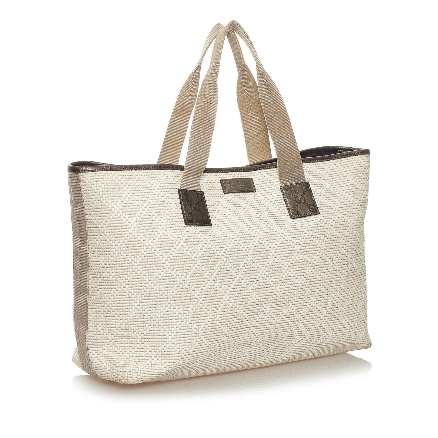 Gucci Diamante Raffia Tote