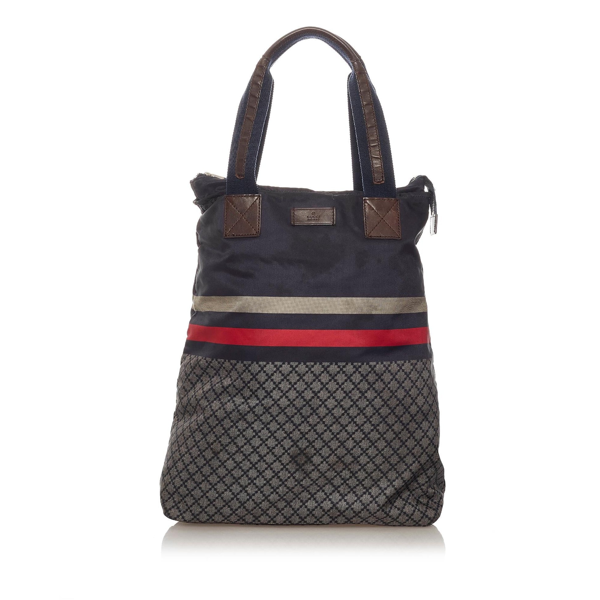 Gucci Web Nylon Tote Style 3