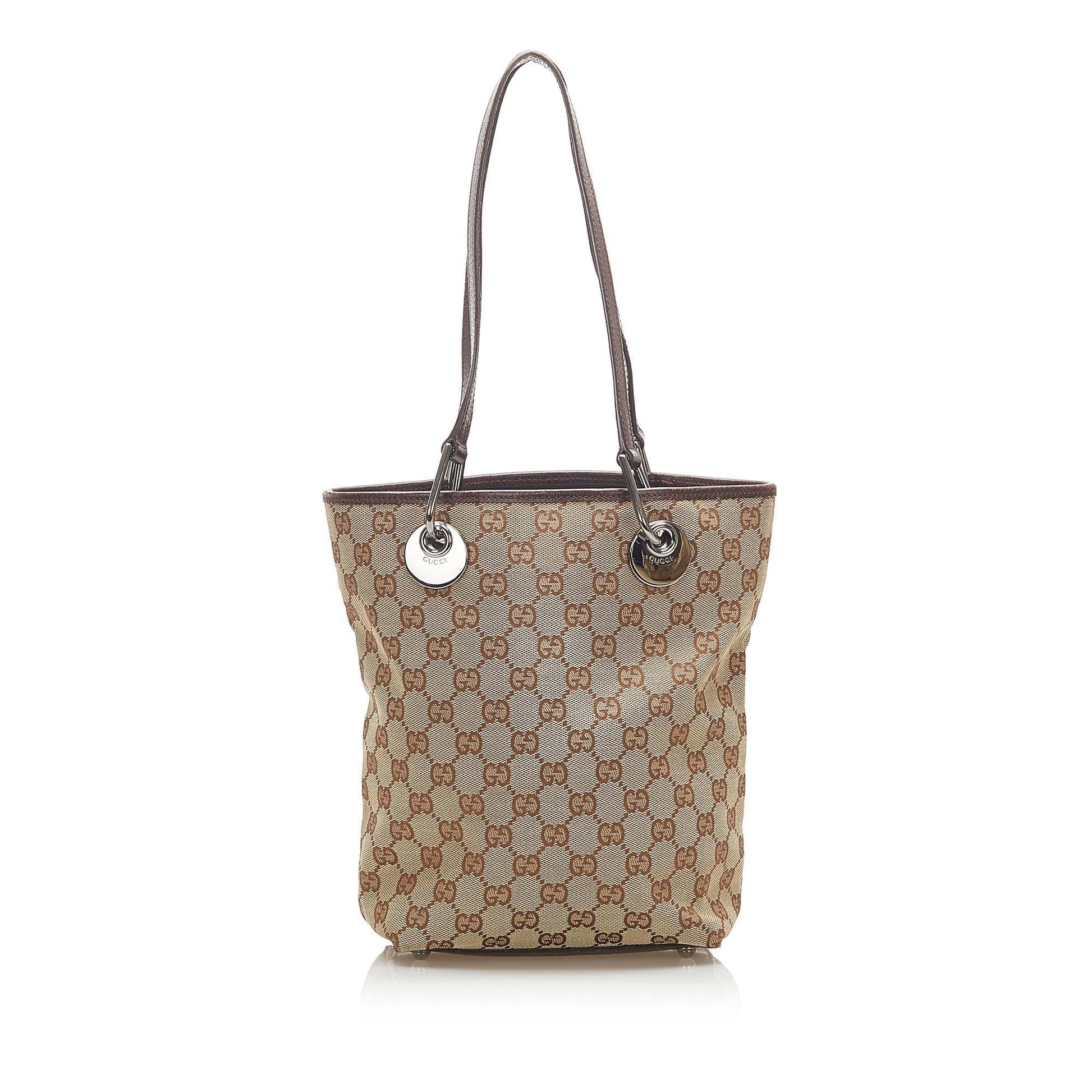 Gucci Monogram Canvas Tote