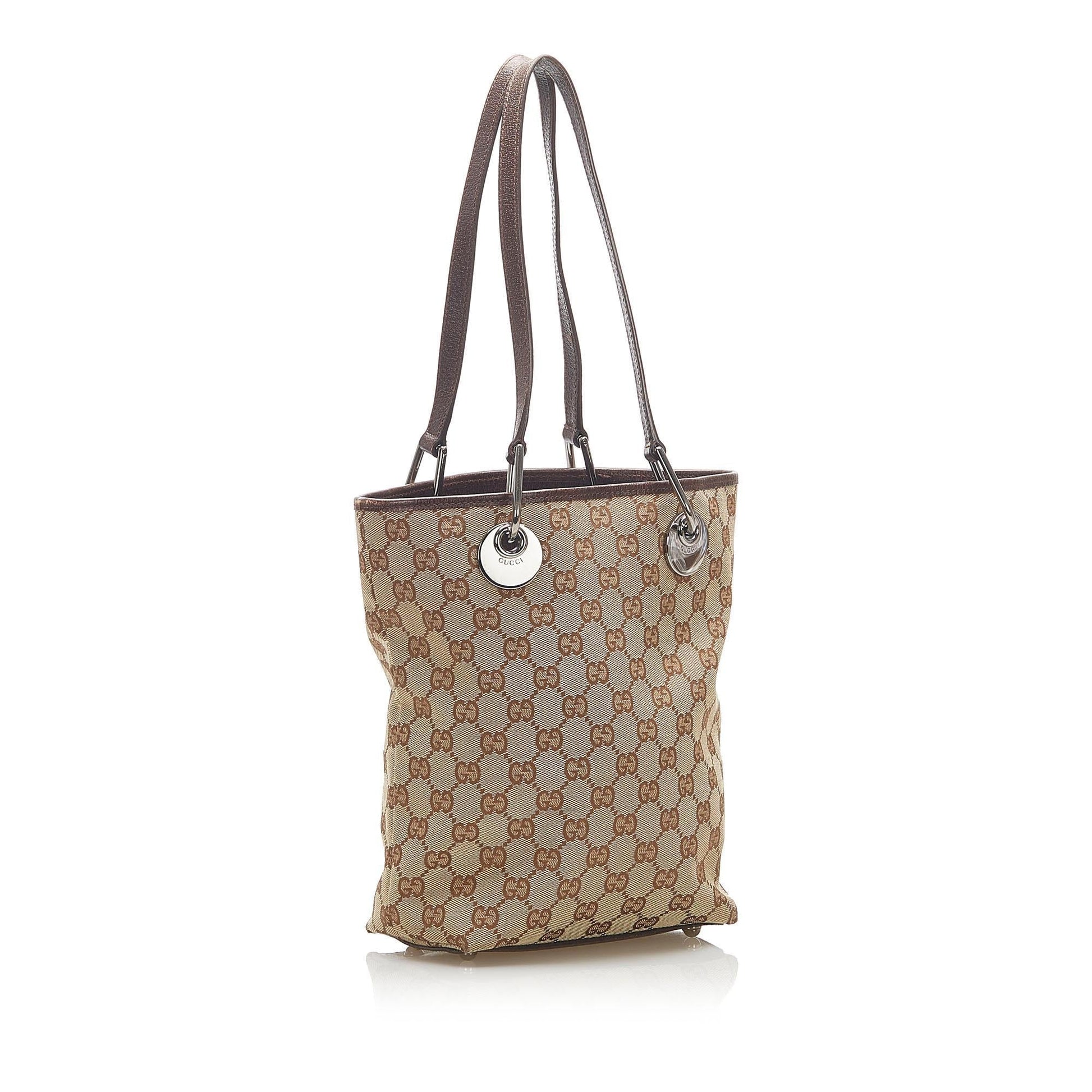 Gucci Monogram Canvas Tote