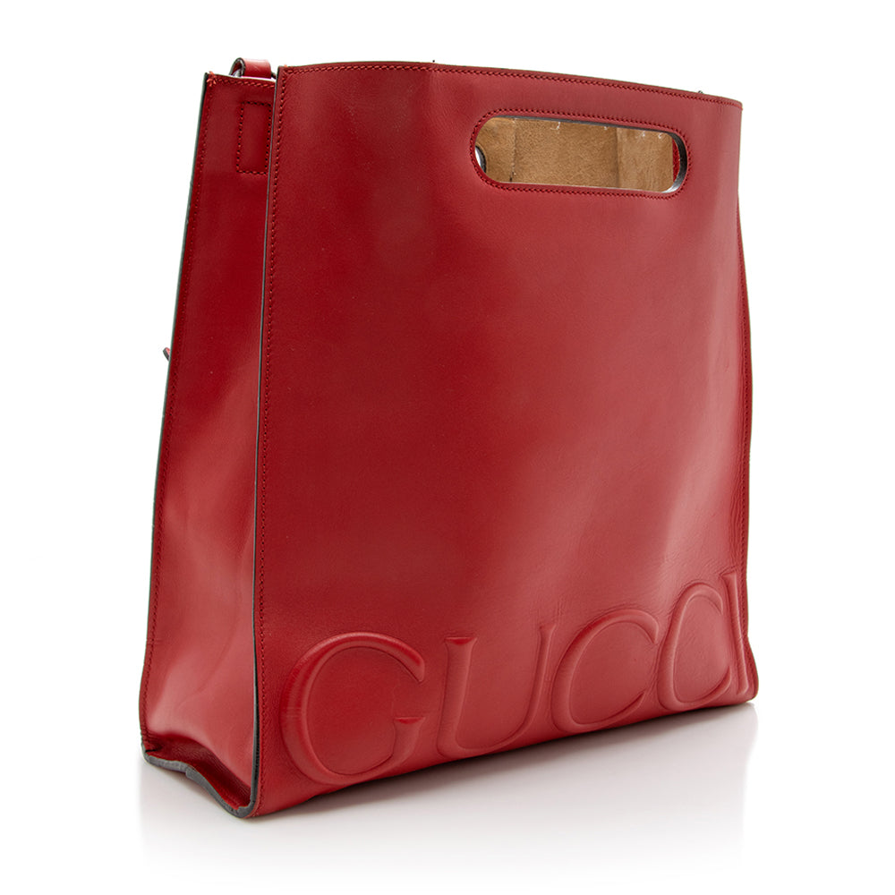 Gucci Leather Tote Style 85