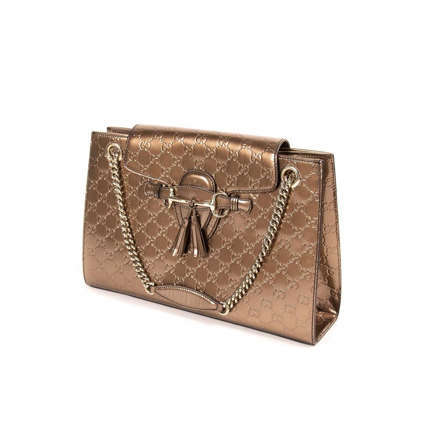 Gucci Leather Chain Shoulder Bag Style 10