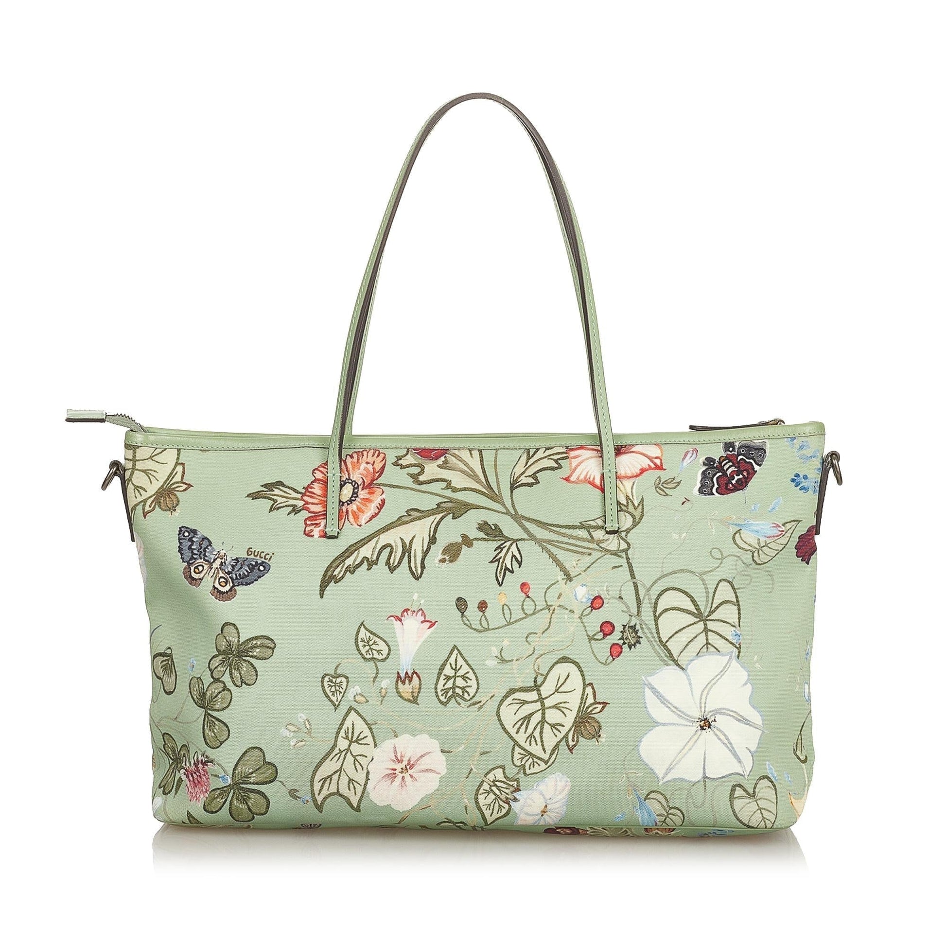Gucci Flora Nylon Satchel