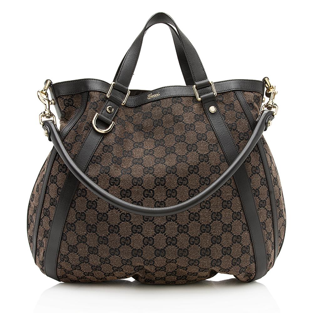 Gucci Monogram Canvas Tote
