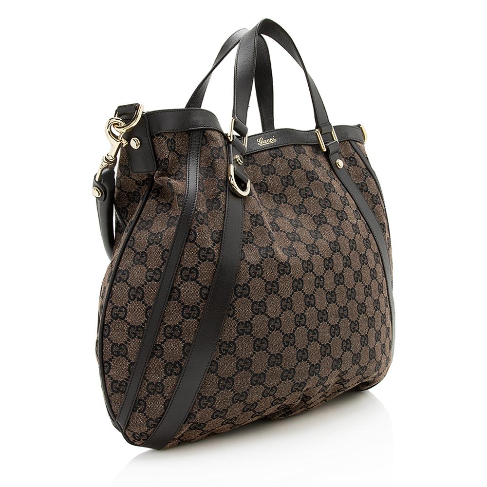 Gucci Monogram Canvas Tote