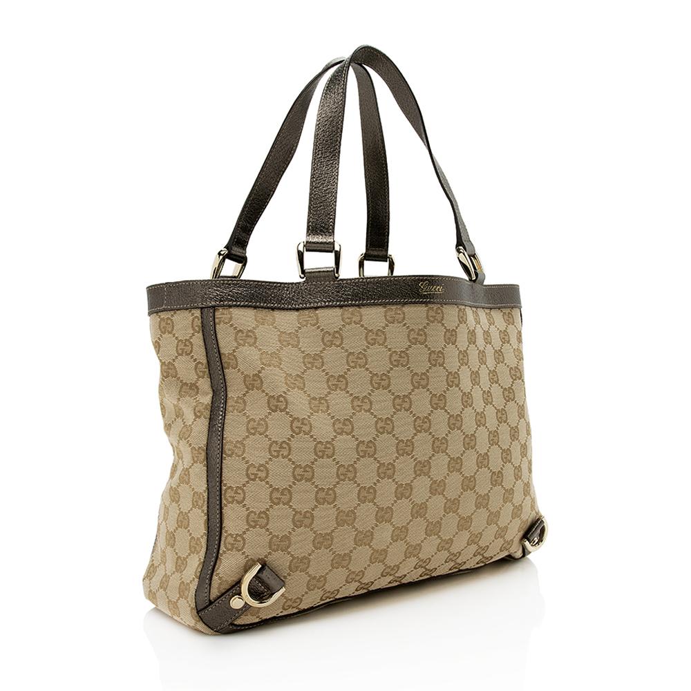 Gucci Abbey Canvas Tote Style 4