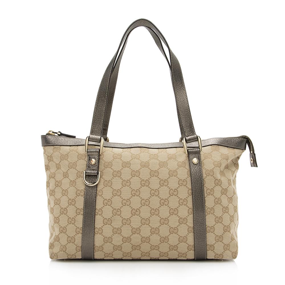 Gucci Monogram Canvas Tote