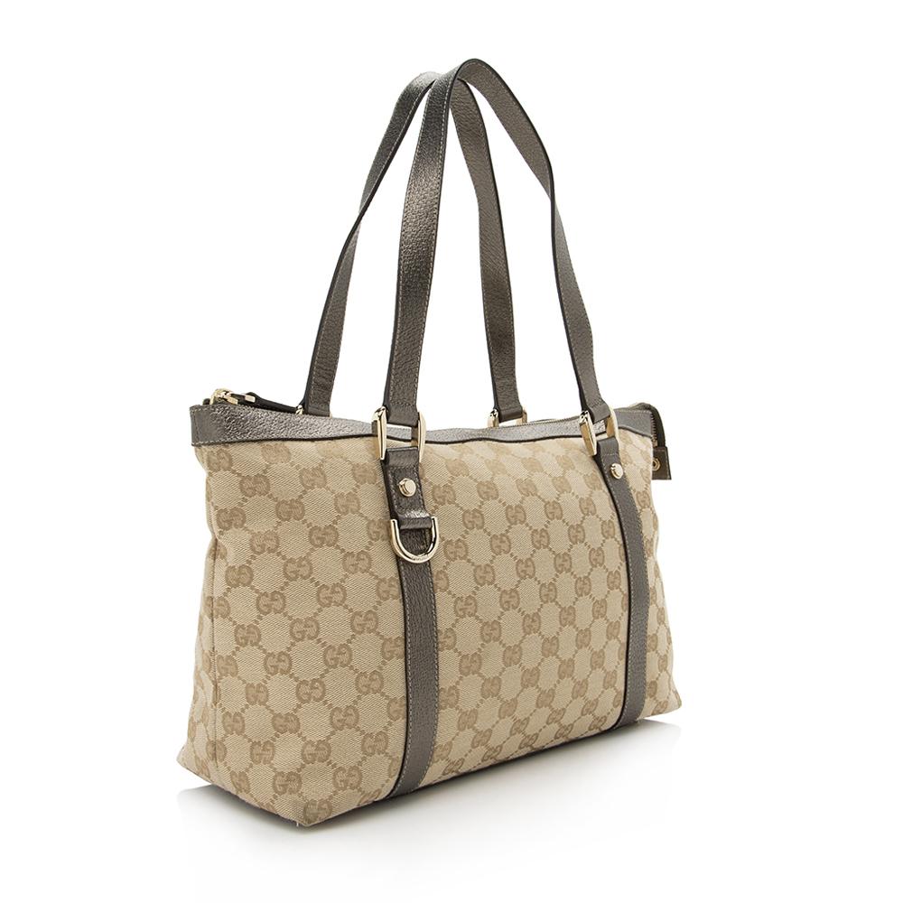 Gucci Monogram Canvas Tote