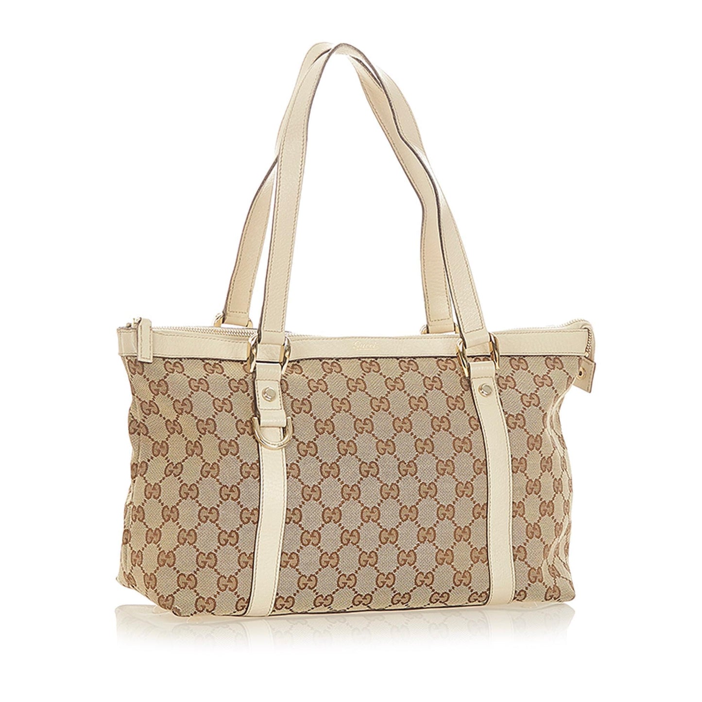 Gucci Abbey Canvas Monogram Tote Style 2