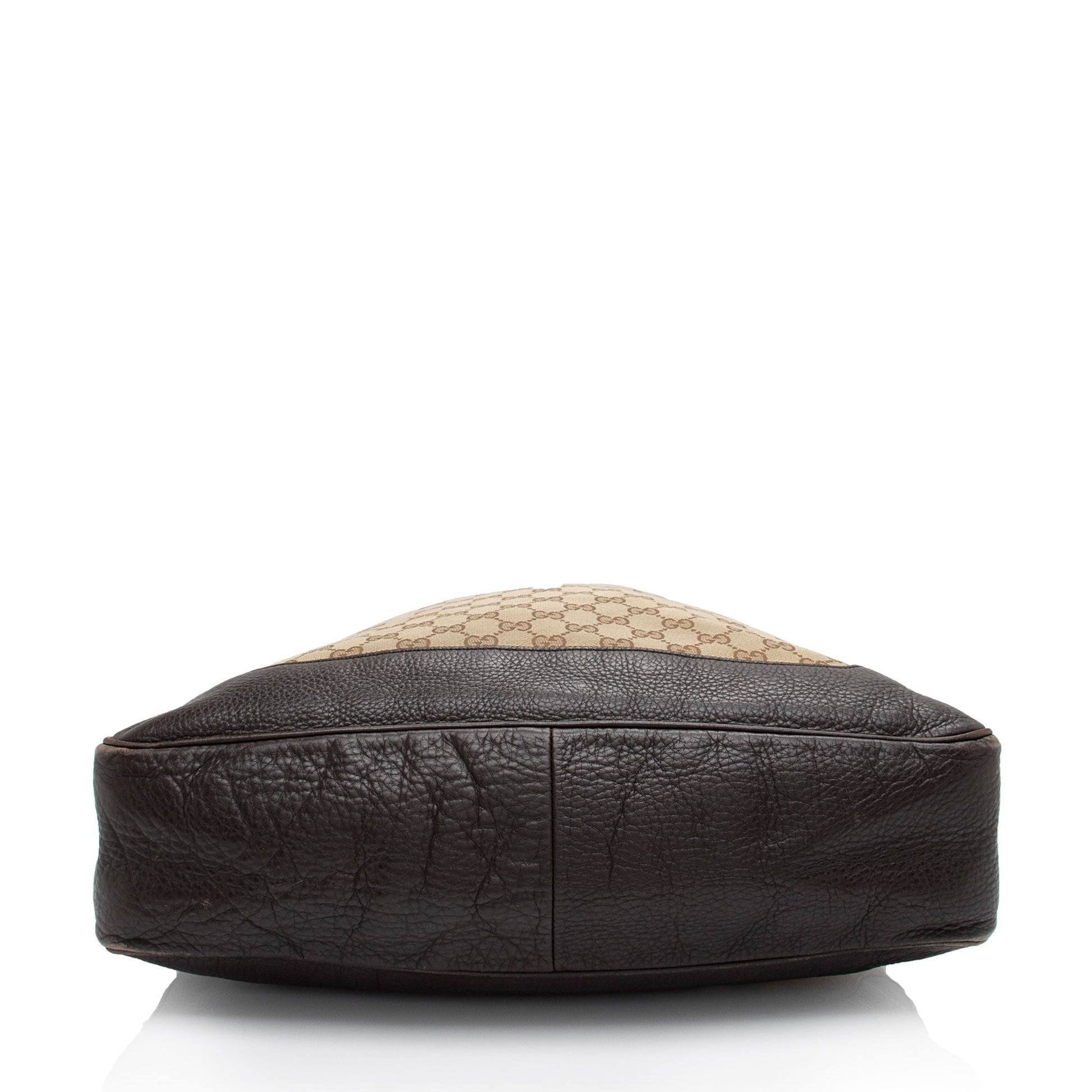 Gucci Leather Canvas Shoulder Bag