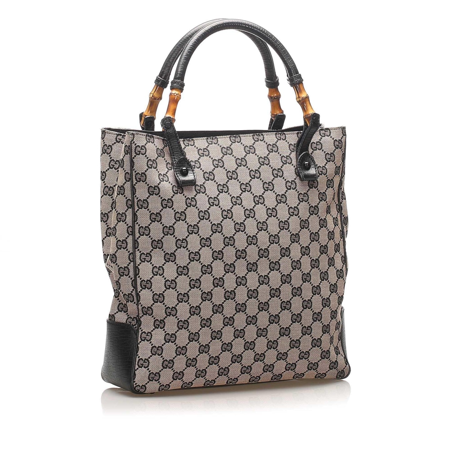 Gucci Bamboo Canvas Tote Style 13