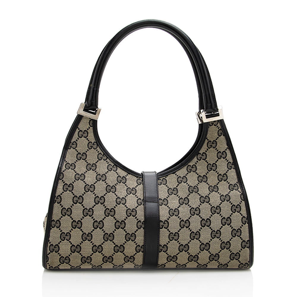Gucci Leather Canvas Satchel Style 5
