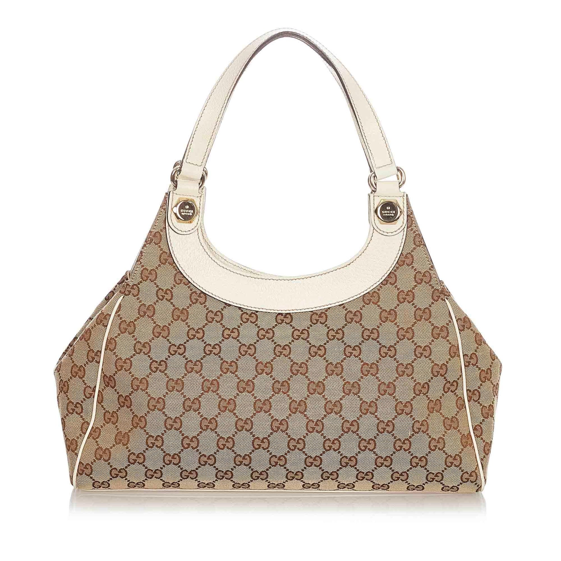 Gucci Canvas Shoulder Bag