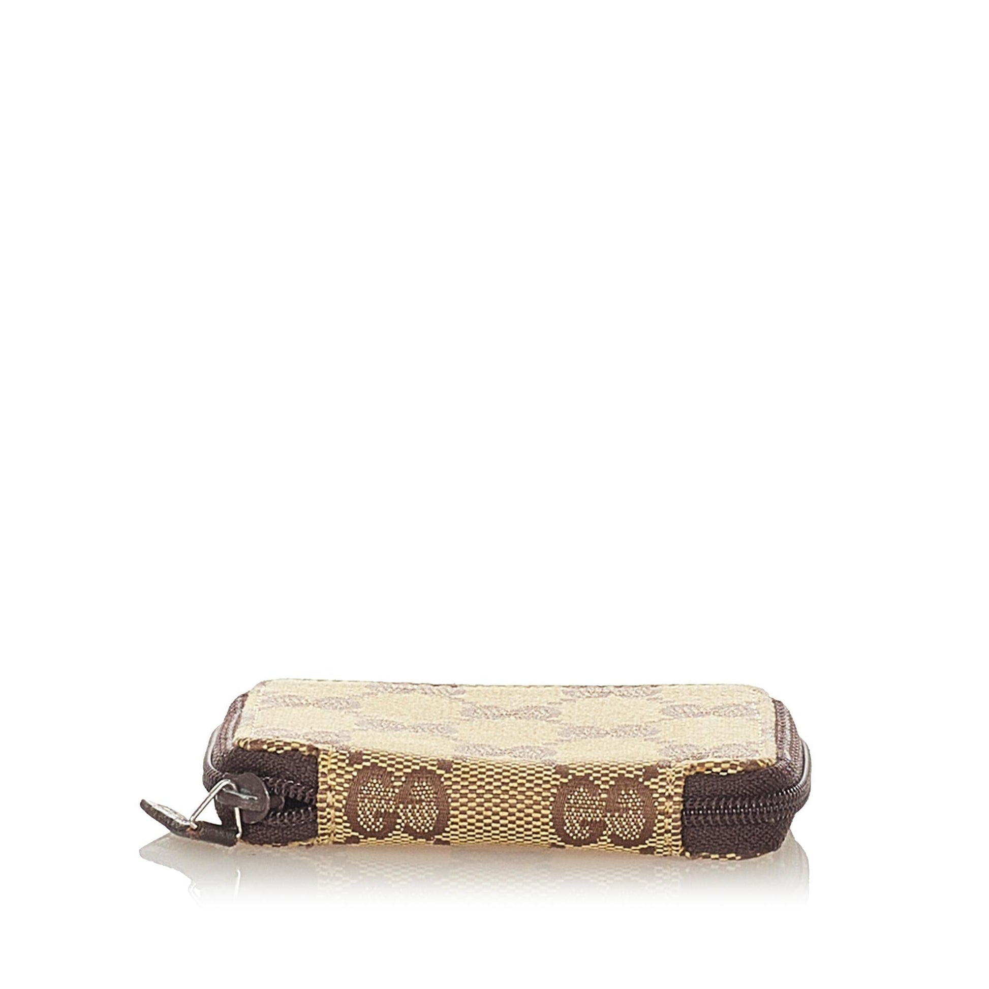 Gucci Leather Canvas Clutch
